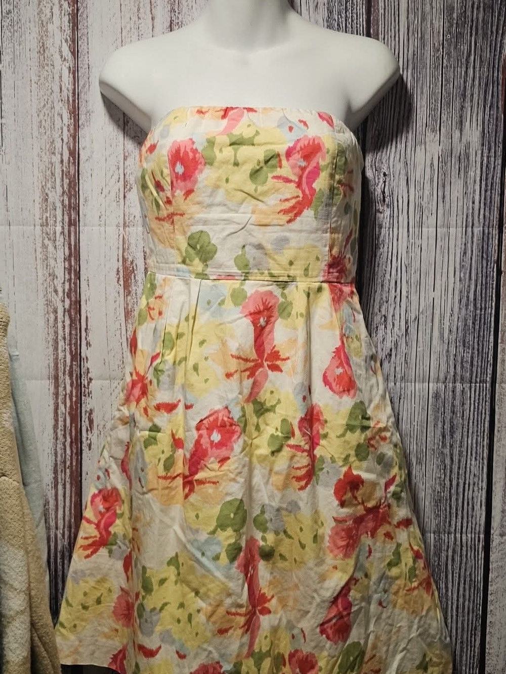 J. Crew Off-White Cotton Dress
